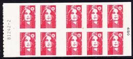 ** VARIETES - CARNETS - ** - N°2874 C6 Erreur De Prédécoupe - Case 3 Et 8 - TB - Postzegelboekjes