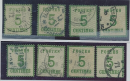 O TIMBRES D'ALSACE LORRAINE (1870-71) - O - N°4 (x8) Nuances, Oblit. Variées - B/TB - Autres & Non Classés