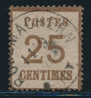 O TIMBRES D'ALSACE LORRAINE (1870-71) - O - N°7 - Obl. Rodemachen 11/9/71 - TB - Andere & Zonder Classificatie