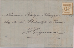 LAC TIMBRES 1870/71 S/LETTRE - LAC - N°5 - Càd Reichshofen 21.7.71 P. Haguenau - B/TB - Sonstige & Ohne Zuordnung