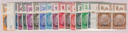 ** SERIE HINDENBURG SURCHARGES DE 1939-45 - ** - N°8/23 - En Paire - BDF Haut - TB - Lettres & Documents