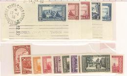 ** TIMBRES POSTE - ** - N°119/34 - N°124/25, 127, 128A, 129, 133  Avec CDF Daté + Flamme 1er Jour - Obl. 17/1/33 S/BDF - - Sonstige & Ohne Zuordnung