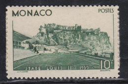 ** TIMBRES POSTE - ** - N°184 - 10F Vert - Stade Louis II - Bdf - TB - Autres & Non Classés