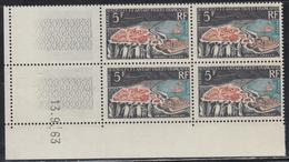 ** T.A.A.F - ** - N°20 -  5F  CROZET - Bloc De 4 - CD 13/9/63 - TB - Neufs