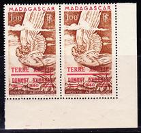 ** T.A.A.F - POSTE AERIENNE  - ** - N°1 En Paire - Cdf - TB - Airmail