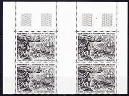 ** T.A.A.F - POSTE AERIENNE  - ** - N°27 - Bloc De 4 - Haut De Feuille - TB - Luftpost