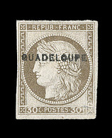 * GUADELOUPE  - * - N°12- 30c Brun - TB - Other & Unclassified