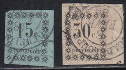 O GUADELOUPE - TIMBRES TAXE - O - N°4/5 - Les 2 Val.- TB - Other & Unclassified