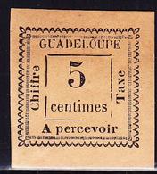 * GUADELOUPE - TIMBRES TAXE - * - N°6 - Belles Marges - TB - Sonstige & Ohne Zuordnung