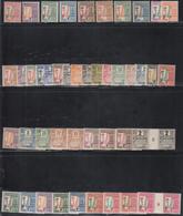 **/* GUADELOUPE - TIMBRES TAXE - **/*  - N°15/40 + 18 Paires Millésimées ( Maj **) - TB - Autres & Non Classés