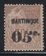 * MARTINIQUE - * - N°12a - 05 S/30c - "5" Penché - TB - Autres & Non Classés