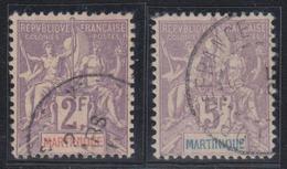 O MARTINIQUE - O - N°50/51 - 2F Et 5F - TB - Other & Unclassified