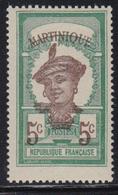 ** MARTINIQUE - ** - N°64 - 5c Vert - Centre Déplacé Verticalement - TB - Andere & Zonder Classificatie