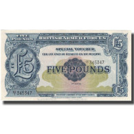 Billet, Grande-Bretagne, 5 Pounds, Undated (1958), KM:M23, SPL+ - British Armed Forces & Special Vouchers