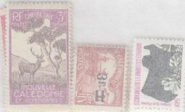 ** NELLE CALEDONIE - TIMBRES TAXE - ** - N°16/38, 49/57 - TB - Vide