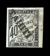 * TAHITI - TIMBRES TAXE  - * - N°10 - 40c Noir - BdF - TB - Other & Unclassified