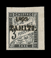 * TAHITI - TIMBRES TAXE  - * - N°16 - 3c Noir - CDF - Belles Marges - Signé Champion - SUP - Andere & Zonder Classificatie