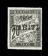 * TAHITI - TIMBRES TAXE  - * - N°21 - Signé Brun - TB - Andere & Zonder Classificatie