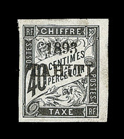 (**) TAHITI - TIMBRES TAXE  - (**) - N°23 - 40c Noir - TB - Other & Unclassified