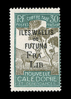 * WALLIS ET FUTUNA - TIMBRES TAXE - * - N°31 - Surch. Incomplète "FRA LIB" - B - Andere & Zonder Classificatie