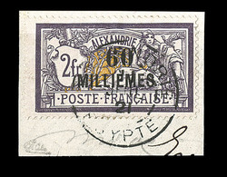 O/F ALEXANDRIE - O/F - N°59 - 60 Millièmes Sur 2 F Violet Et Jaune - TB - Other & Unclassified