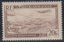 ** ALGERIE - POSTE AERIENNE  - ** - N°4A - 20F Brun Type II - TB - Vide