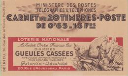 ** ALGERIE - CARNETS  - ** - Mau N°20 - Carnet De 20 T. (N°137) - Date En Haut à Cheval - FRAISSINET/BIRRH/ TORPEDO - S7 - Vide