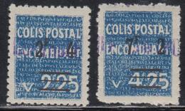 ** ALGERIE - COLIS POSTAUX - ** - N°71/72 - TB - Paquetes Postales
