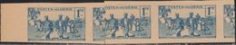 (*) ALGERIE - ESSAIS - (*) - N°159 - Impression Recto-verso - Essai Bleu Roi Et Noir - TB - Vide