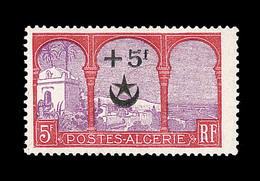 ** ALGERIE - VARIETES - ** - N°70a - Variété AL"C"ERIE - Signé A. Brun - TB - Vide