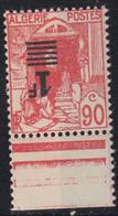 ** ALGERIE - VARIETES - ** - N°158a - CdF - Surcharge Renversée - TB - Vide