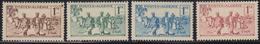 ** ALGERIE - VARIETES - ** - N°159/62 - Variété Sans Surcharge - TB - Vide