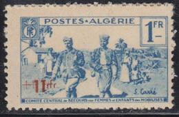 ** ALGERIE - VARIETES - ** - N°159a - Dble Surcharge - BdF - TTB - Vide