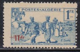 ** ALGERIE - VARIETES - ** - N°159a - Dble Surcharge -  Signé - TB - Vide