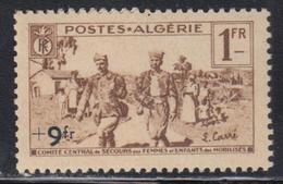 ** ALGERIE - VARIETES - ** - N°162a, Surch. Bleu Noir - BdF - TB - Vide