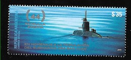 DD50-ARGENTINA 2019 SHIP U-BOT SCHIFFBRUCH SUBMARINE WRECK ARA SAN JUAN NEUF,MNH,POSTFRISCH - Unused Stamps