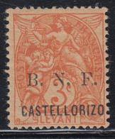 * CASTELLORIZO - * - N°3 - 3c Orange - Signé Reine - TB - Andere & Zonder Classificatie