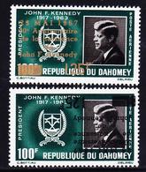 ** DAHOMEY - POSTE AERIENNE - ** - N°60a Surch. Renversée Et N°60b Surch. Dorée - TB - Andere & Zonder Classificatie