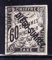 O DIEGO SUAREZ - TIMBRES TAXES - O - N°12 - 60c Noir - Certificat Scheller - TB - Andere & Zonder Classificatie