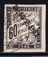 O DIEGO SUAREZ - TIMBRES TAXES - O - N°12 - 60c Noir - Signé Calves - TB - Sonstige & Ohne Zuordnung