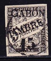 O GABON - O - N°11 - 15 S. 5c - Signé Miro - TB - Andere & Zonder Classificatie