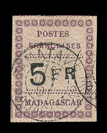 O MADAGASCAR - O - N°13 - "F" Maigre à FR - Signé - Rare - TB - Other & Unclassified