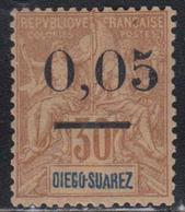 * MADAGASCAR - * - N°59a - 0,05 S. 30c - Gros "O" - TB - Other & Unclassified