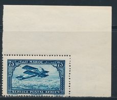 ** MAROC - POSTE AERIENNE - ** - N°4 - 75c Bleu Vert - CDF - TB - Vide