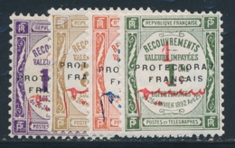 * MAROC - TIMBRES TAXE - * - N°6/9 - 4 Valeurs - TB - Vide