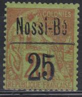 * NOSSI-BE  - * - N°19 - 25 S/20c - TB - Autres & Non Classés