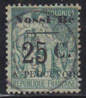 O NOSSI-BE - TIMBRES TAXE  - O - N°10 - 25c S/5c Vert - Type III - TB - Autres & Non Classés