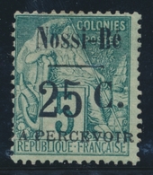 * NOSSI-BE - TIMBRES TAXE  - * - N°14 - Comme ** - Signé Calves - TB - Other & Unclassified