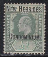 * NOUVELLES HEBRIDES  - * - N°6 - ½d. Vert - Qques Rousseurs - Vide