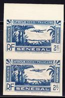 (*) SENEGAL - POSTE AERIENNE - (*) - N°5a - Paire Verticale - N. Dentelée - Bdf - TB - Sonstige & Ohne Zuordnung